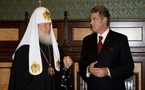 Rencontre entre le patriarche Cyrille et le président ukrainien Viktor Iouchtchenko