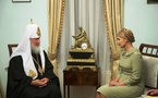 Rencontre à Kiev du patriarche Cyrille avec le premier ministre ukrainien