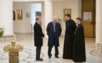 La rencontre entre l’ambassadeur de la Fédération de Russie Alexeï Mechkov et l’évêque de Chersonèse Nestor