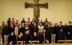 Visite des séminaristes orthodoxes au séminaire d'Issy-les-Moulineaux
