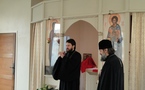 Le métropolite Hilarion de Volokolamsk a visité l'église des Trois-Saints-Docteurs et le Séminaire russe