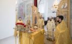 Mgr Nestor et Mgr Job, archevêque de Telmessos ont célébré la Divine Liturgie en la cathédrale de la Sainte-Trinité