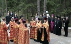 Des représentants de l'Eglise orthodoxe russe à la commémoration de la tragédie de Katyn