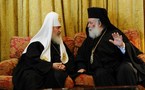 Le patriarche Cyrille en visite au patriarcat d'Alexandrie en Egypte