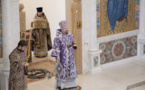 Mgr Nestor a célébré la Divine Liturgie du quatrième dimanche du Grand Carême