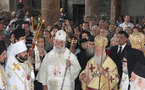 Le métropolite Hilarion a participé à une liturgie avec le patriarche de Constantinople en Cappadoce