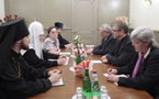 Le patriarche Cyrille a reçu le secrétaire général du Conseil oecuménique des Eglises