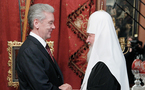 Le nouveau maire de Moscou rend visite au patriarche Cyrille