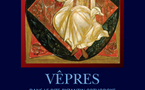 Paru aux éditions du Séminaire: un livret avec le texte bilingue slavon-français des Vêpres