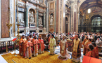 Une liturgie orthodoxe célébrée à la basilique Sainte-Marie-Majeure de Rome