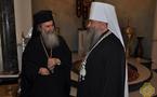 Visite du chancelier du patriarcat de Moscou au patriarcat de Jérusalem