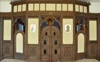 Une nouvelle iconostase installée dans la chapelle du Séminaire orthodoxe russe à Epinay-sous-Sénart