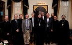 Le groupe de réflexion orthodoxe-catholique Saint-Irénée reçu par le recteur de l'académie de théologie de Saint-Pétersbourg