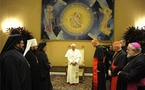 Le pape Benoît XVI reçoit les membres du forum orthodoxe-catholique