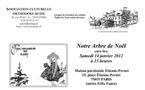 Annonce sur l'arbre de Noël de la paroisse des Trois-Saints-Docteurs à Paris