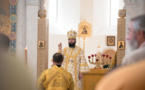 Mgr Antoine, métropolite de Chersonèse et d'Europe occidentale, a célébré la Divine Liturgie de la fête de tous les Saints de la Terre Russe