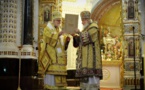 La Divine Liturgie et la remise d'acte de la réunification de l’Archevêché avec l’Église orthodoxe russe