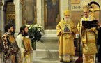 La délégation du Séminaire russe a participé à la liturgie le dimanche du Triomphe de l'Orthodoxie à l'église grecque de Paris