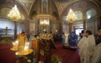 Mgr Jean, chef de l'Archevêché des paroisses de tradition russe, et Mgr Antoine, métropolite de Chersonèse et d'Europe occidentale, ont concélébré la divine liturgie à la cathédrale Saint Alexandre de la Neva