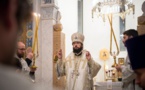 La Nativité du Christ: Mgr Antoine a célébré la Divine Liturgie nocturne en la cathédrale de la Sainte Trinité à Paris