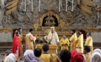 Liturgie orthodoxe à la cathédrale d'Amiens