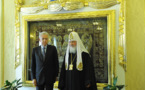 Mario Monti a rendu visite au patriarche Cyrille de Moscou