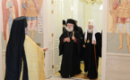 Le patriarche Théodore d'Alexandrie reçu par le patriarche Cyrille de Moscou