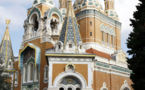 Liturgie épiscopale de la Dormition de la Mère de Dieu à l'église russe de Nice