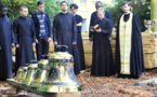 Bénédiction et installation des cloches de l'église en bois du Séminaire russe à Epinay-sous-Sénart