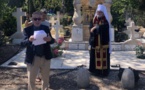 L'inauguration d’une plaque en mémoire de la vénérable mère Marie Skobtsov au cimetière russe de Sainte-Geneviève-des-Bois
