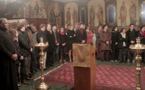 Rencontre à l'église des Trois-Saints-Docteurs entre des séminaristes orthodoxes et des étudiants de Sciences Po Paris