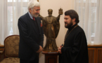 Le métropolite Hilarion de Volokolamsk a rencontré l’ambassadeur de France en Russie