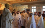 Mgr Nestor a présidé la divine liturgie et l'ordination diaconale le jour de la fête patronale du Séminaire