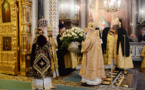 Le patriarche Cyrille fête le quatrième anniversaire de son intronisation au siège de Moscou