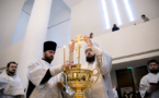 La Sainte et Glorieuse Théophanie : métropolite Antoine a célébré la Divine Liturgie en la cathédrale de la Sainte Trinité à Paris