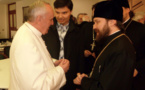 Le pape François a salué la délégation du patriarcat de Moscou venue pour la messe d'inauguration du pontificat