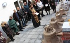 Bénédiction des cloches pour la nouvelle église orthodoxe russe de Madrid