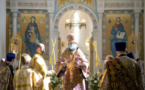 Le métropolite Antoine a célébré les Vigiles du 5ème dimanche du Grand Carême en la cathédrale de la Sainte Trinité