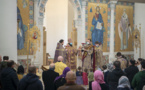 Mgr Antoine a célébré le rite de bénédiction des nouveaux animensions ainsi que la Divine Liturgie en la cathédrale de la Sainte Trinité