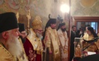 L'évêque Nestor de Chersonèse a participé à une liturgie célébrée par le patriarche Jean X d'Antioche
