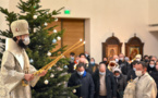La Nativité du Christ: Mgr Antoine a célébré la Divine Liturgie en la cathédrale de la Sainte Trinité à Paris