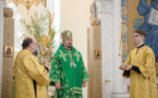 Mgr Nestor, archevêque de Madrid et de Lisbonne a présidé les solennités de la fête onomastique de la cathédrale Sainte-Trinité à Paris