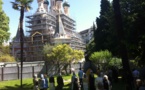 À Nice: un office en plein air pendant les travaux dans l'église Saint-Nicolas