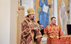 Le jour de la décollation de saint Jean-Baptiste Monseigneur Nestor a célébré la Divine Liturgie en la cathédrale de la Sainte Trinité