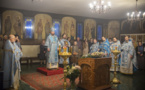 La fête de l’icône Notre-Dame d’Iverie: l'archevêque Nestor a célébré la Divine Liturgie en l’église Trois-Saints-Docteurs à Paris