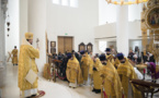 Monseigneur Nestor a célébré la Divine Liturgie en la cathédrale de la Sainte Trinité