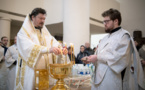 La Divine Théophanie : le métropolite Nestor a célébré la Divine Liturgie en la cathédrale de la Sainte Trinité à Paris