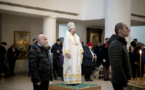 Dimanche après Théophanie: Mgr Nestor a célébré la Divine Liturgie en la cathédrale de la Sainte Trinité à Paris
