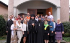 Visite de l'évêque Nestor dans la nouvelle paroisse orthodoxe à Melide (Suisse)