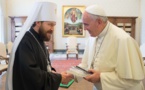 Rencontre entre le pape François et le métropolite Hilarion de Volokolamsk